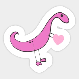 Dino Love Sticker